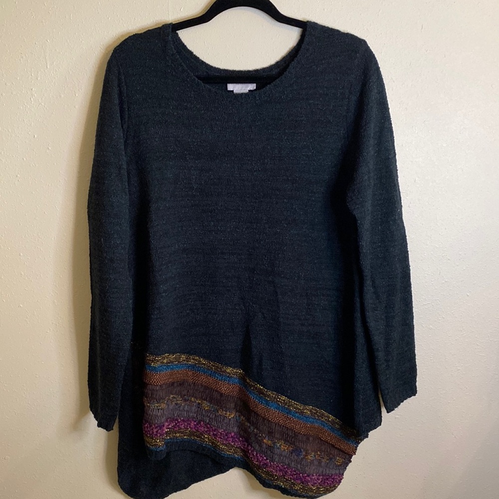 Beautiful Soft Surroundings Raku Wool Blend Sweater